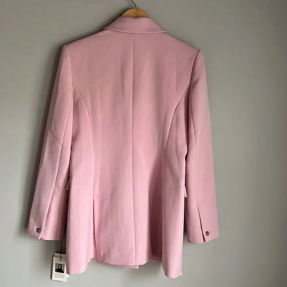 NWT Something Navy Pink Carnation Powerhouse Blazer - Picture 4 of 13